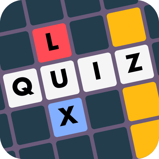 Symbol der App LuxQuiz: ein Kreuzworträtsel, das das Wort LUXQUIZ bildet
