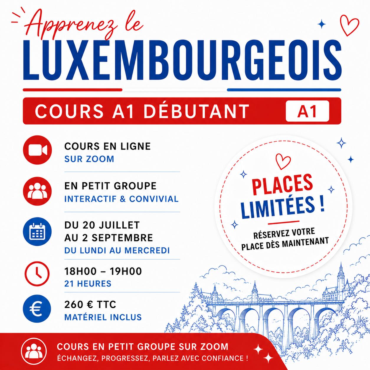 Cours collectif A1 débutant